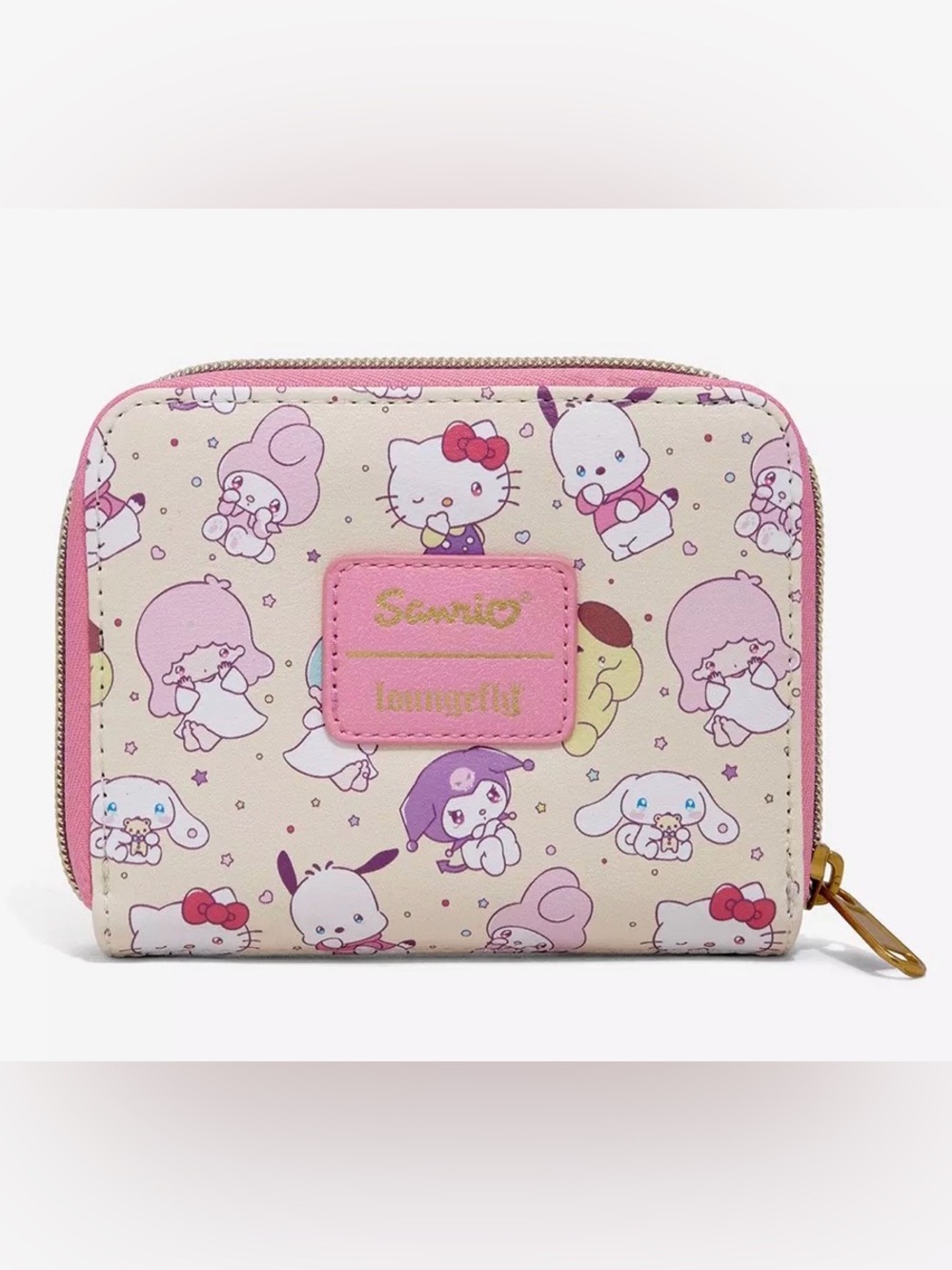 Loungefly Hello Kitty And Friends Missing You Mini Zipper Wallet